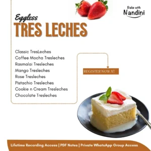 Eggless TresLeches Workshop